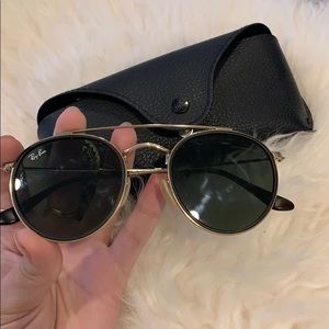 Round double bridge ray-ban sunglasses